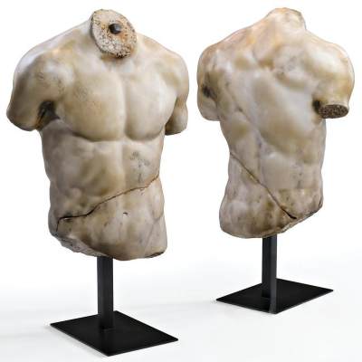 现代肌肉男雕塑